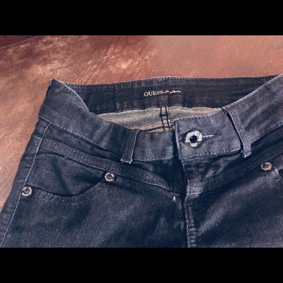 Guess black denim crop jeans - Picture 4 of 4